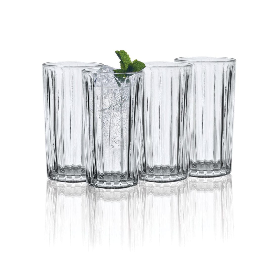 Beverly Set Of 4 Highball Glasses Mikasa