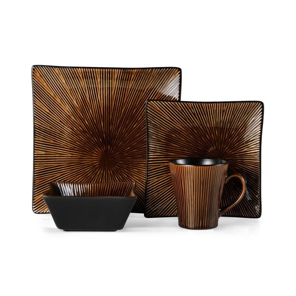 Square dinnerware clearance