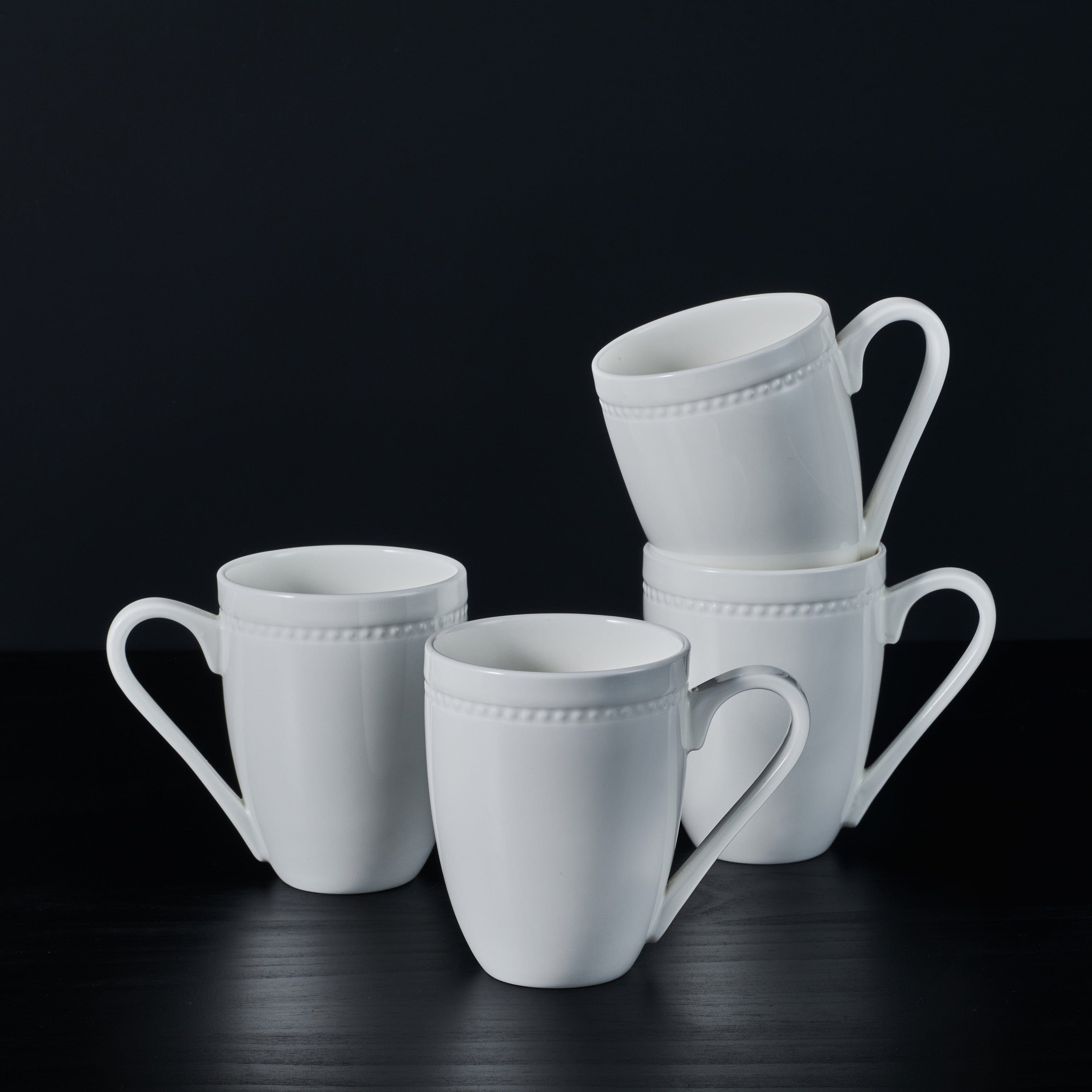 Irish coffee set LORENA Set of 4 mugs : : Home