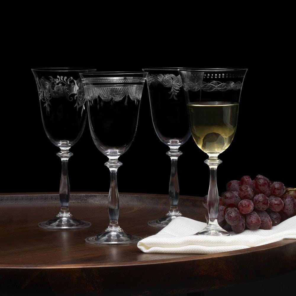 Black Wine Glasses - Set of 4: Wine Glasses