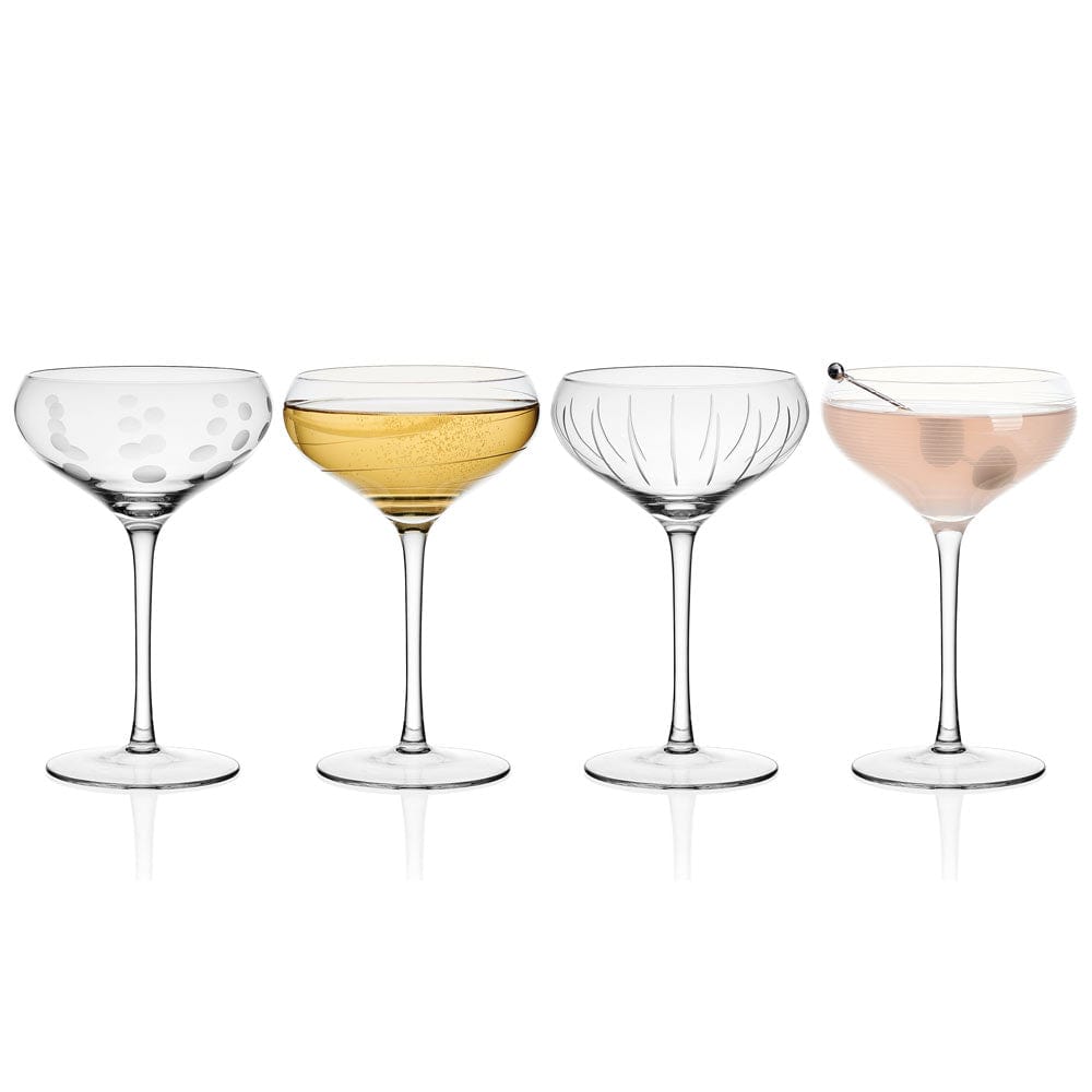 Mikasa Set of 4 Martini Glasses - Cheers Collection