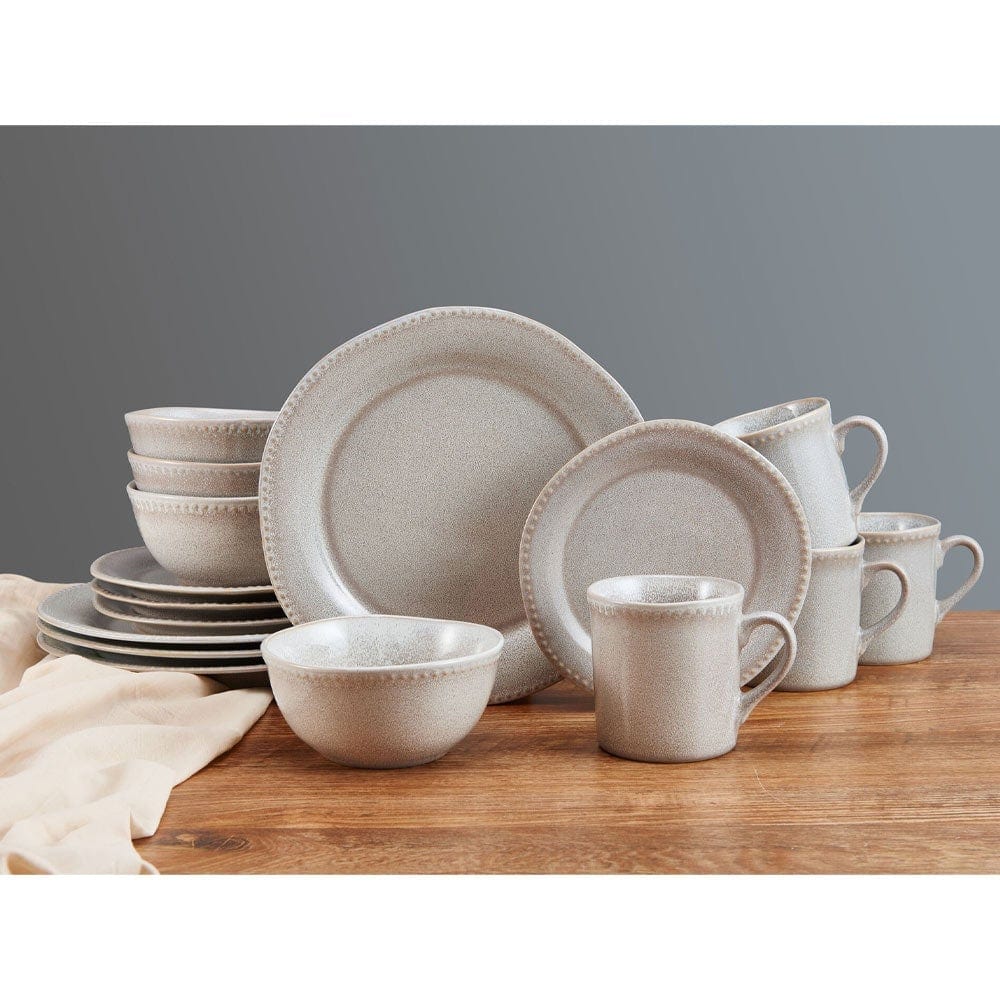 Percy Grey 20 Piece Dinnerware Set, Service for 4