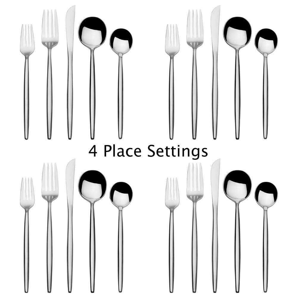 Wave Forged 42 Piece Flatware Set, Service for 8 – Mikasa