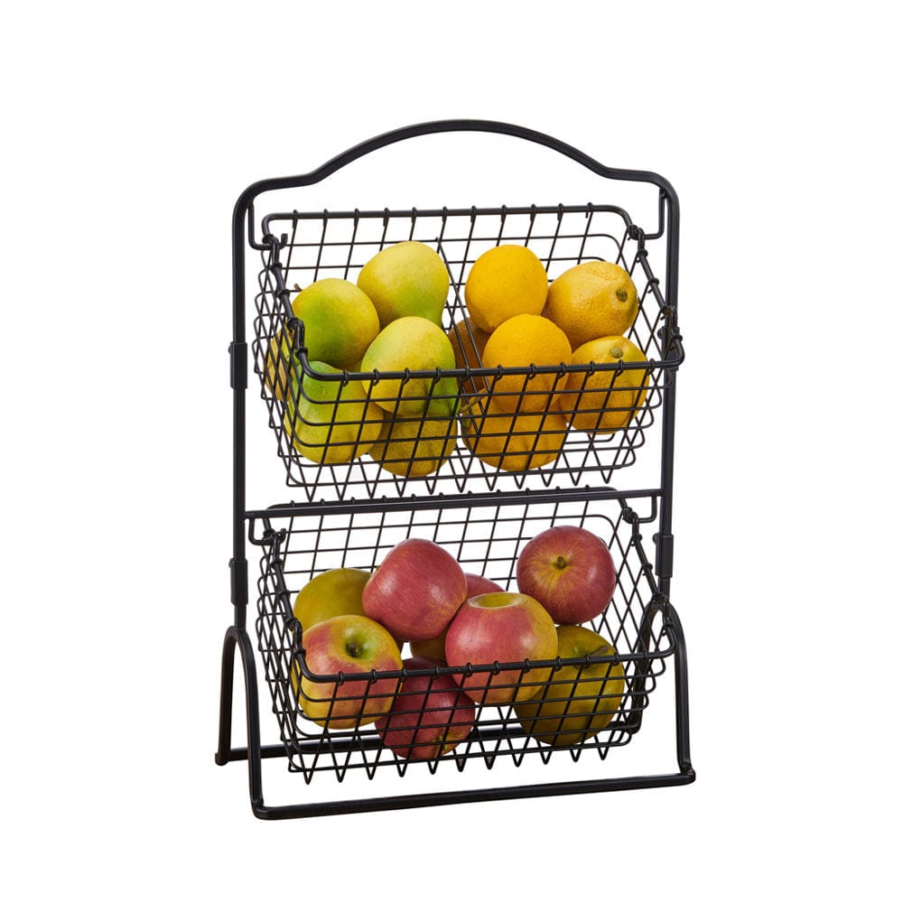 Grid 2 Tier Storage Basket – Mikasa