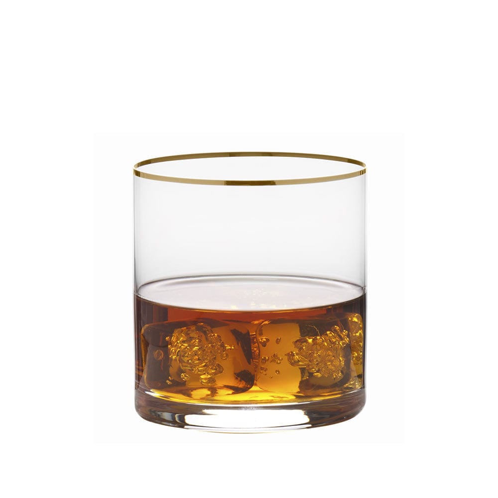 Cora Set of 4 Double Old Fashioned Whiskey Glasses – Mikasa