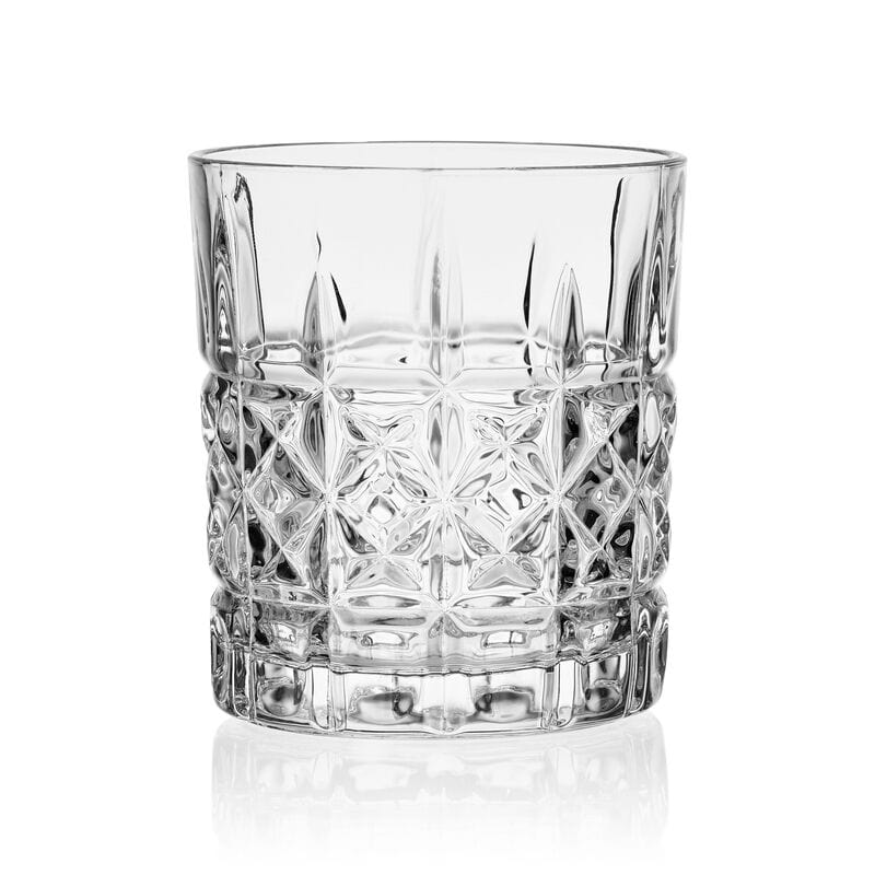 Alden Set of 4 Double Old Fashioned Whiskey Glasses – Mikasa