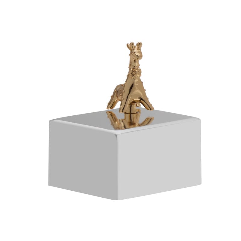 Baby Giraffe Nickelplate Music Box – Mikasa