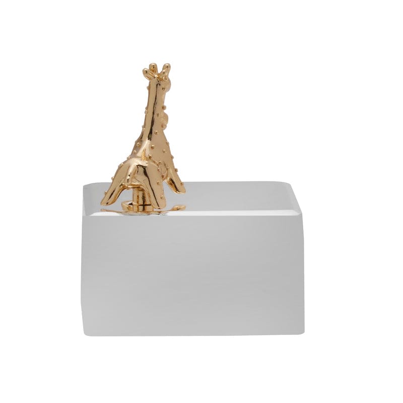 Baby Giraffe Nickelplate Music Box – Mikasa