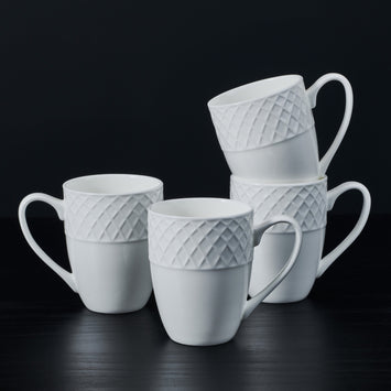 HOWAY Coffee and Tea Warmer and Ceramic Mug Set Model No. CW209-MS