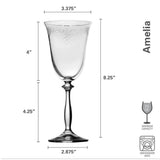 Aline Set of 4 White Wine Glasses – Mikasa