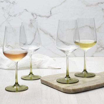 Aline Set of 4 White Wine Glasses