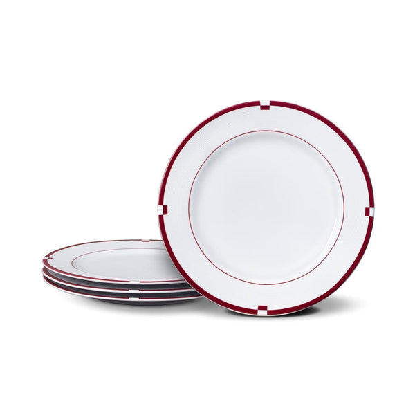 Bicycle Dinner hotsell Plates, Set of 4 Red