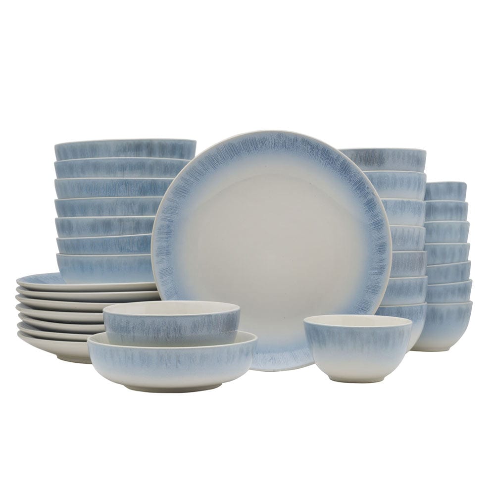 Logan Blue 32 Piece Dinnerware Set, Service for 8 – Mikasa