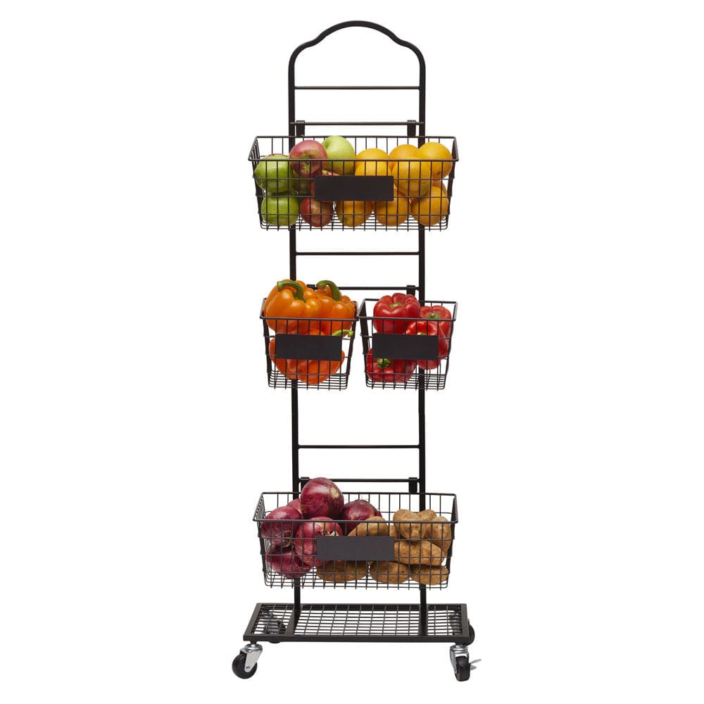 Mercato 3 Tier Adjustable Storage Rack with Chalkboard Plates – Mikasa