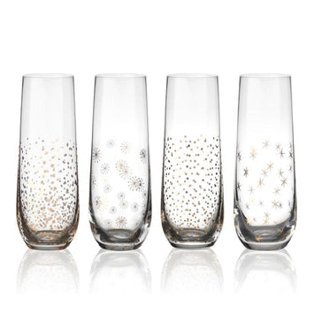 Samantha Set of 4 Stemless Wine Glasses – Mikasa