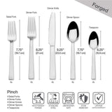 Wave Forged 20 Piece Flatware Set, Service for 4 – Mikasa