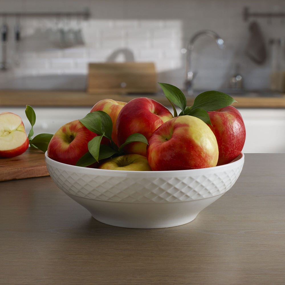 Trellis White Vegetable Serve Bowl – Mikasa